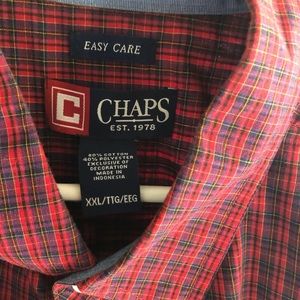 Men’s chaps checked button down